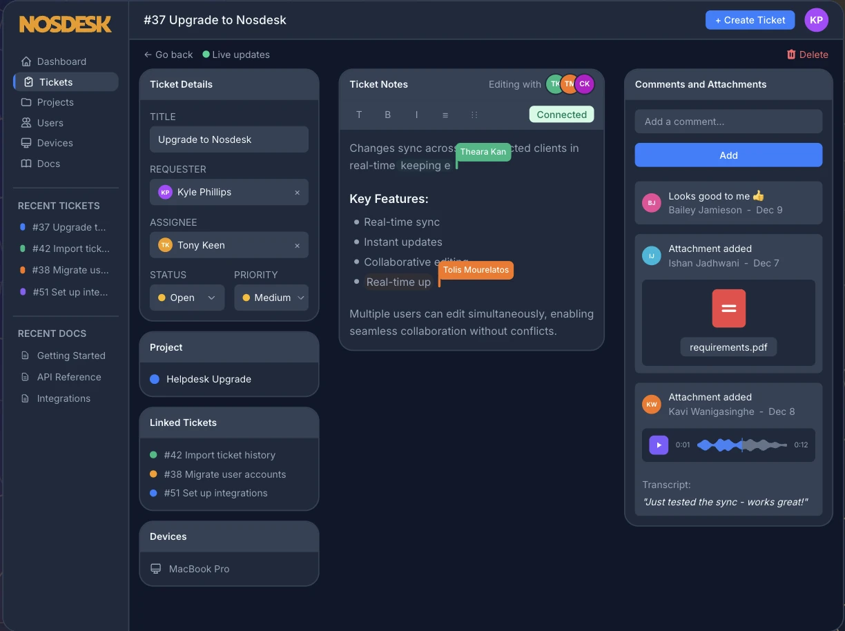 The Helpdesk Nobody Built, So I Did